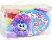 Набір кінетичного піску Strateg Magic Sand 12 шт (39405) (4823113882372)