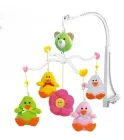 Мобіль музичний з м'якими іграшками ToyCloud 4 качечки, квіточка, кріплення до ліжечка DC015-2