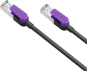Патч-корд CABLETIME Cat8 FTP 40Gbps 2000MHz, 2 м Чорний (CN80L) (CA915675)