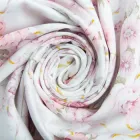 Тканина сатин для постільної білизни, пл 130 гр/м2 210 ТС, бавовна, 240 см 23615 v-101 Троянда рожева 5167554