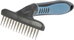 Дворядна гребінець-граблі для кішок і собак Trixie зі змінним зубом 10 х 15 см (4011905237831)