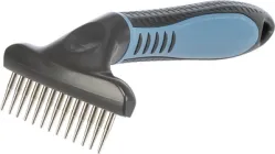 Гребінець-граблі для кішок і собак Trixie з блоком коротким зубом 7 х 14 см (4011905237916)