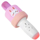 Караоке мікрофон дитячий LOSSO KIDS K7 Premium рожевий