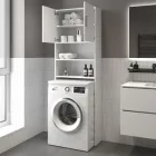 Шафа у ванну під пральну машину VAYS Білий 64х25х190 см