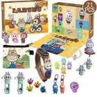 Подарунковий набір комплект адвент календар з фігурками іграшками аксесуарами сувенірами Лабубу 21 іграшка 12 вікон (481919-Prob)