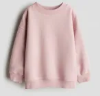 Світшот для дівчинки H&M утеплення 110/116 см Рожевий