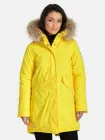 Парка зимова з хутром жіноча Huppa Vivian 1 12498120-70002 XS Жовта (4741468771090)