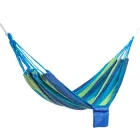 Підвісний гамак бавовняний, міцний, до 120 кг, 190х80 см, синій