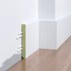 Плінтус накладний FSPRO 1080R2 МДФ 2,5 м Білий (P.MDF1080R2W) 1 м. п.