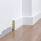 Плінтус накладний FSPRO 1040R2 МДФ 2,5 м Білий (P.MDF1040R2W) 1 м. п.