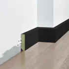 Плінтус накладний FSPRO 1040R2 МДФ 2,5 м Чорний (P.MDF1040R2B) 1 м. п.