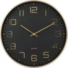 Настінний годинник Karlsson Elegance Glow 40 см Чорний (8714302755439)