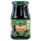 Чорна смородина подрібнена з цукром с/б Верес 350 г (4823105400294)