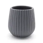 Горщик-кашпо для рослин МВМ MY HOME DH-FLOWERS-25 S GRAY сірий