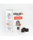 Вугілля кокосове Coaleco 1 кг 72 кубики 100% кокосова шкаралупа