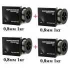 Флюсовий самозахисний зварювальний дріт 4шт 0,8мм (упаковка - по 1кг) E71T-GS(E71T-8) TM Welding Dragon