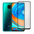 Захисне скло матове для телефона Xiaomi Redmi Note 9 Pro протиударне повноекранне чорне