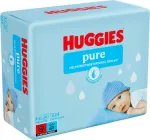 Серветки вологі Huggies Pure Quad 56 х 4 шт. (5029053550121)