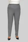 Штани жіночі кашемір висока посадка на резинці All Posa Міраж 102597 54 Сірі