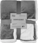 Плед Ardesto Sherpa 100% поліестер сірий полуторний 160х200 см (ART0203SH)