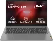 Ноутбук Lenovo IdeaPad Slim 3 15IAH8 (83ER00MGRA) Arctic Grey / 15.6" IPS Full HD / Intel Core i5-12450H / RAM 16 ГБ / SSD 512 ГБ