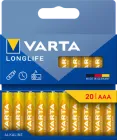 Батарейка Varta Longlife AAA PACK 20 Alkaline (4103101720)