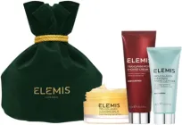 Набір подарунковий Elemis Holiday Gift Treat з 3-ма тревел версіями Мішечок зелений (2000003616015)