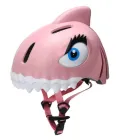 Дитячий шолом для дівчаток Monster Shark Light Pink 49-55 см