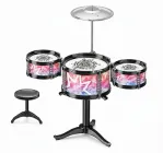 Дитяча барабанна установка DX 1003 B зі стільцем, у коробці