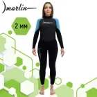Гідрокостюм жіночий Marlin BALI LADY 2 мм blue/black M