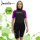 Гідрокостюм жіночий Marlin BALI SHORTY LADY 2 мм purple/black M