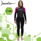 Гідрокостюм жіночий Marlin BALI LADY 2 мм purple/black L