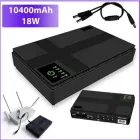 Безперебійник для роутера ДБЖ повербанк компактний для медіаконвертера 18W павербанк wi fi роутерів 5v 9v 12 вольт mini ups DC1018P з акумулятором джерело безперебійного живлення вай фай power bank 10400 mAh повербанки безперебійники