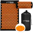 Килимок акупунктурний з валиком Cornix Classic Mat Аплікатор Кузнєцова XR-0111 Black/Orange