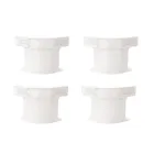 Набір тримачів фіксаторів для простирадла білі 4 шт (NR0303_1)