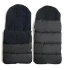 Універсальний теплий конверт на флісі чорний Anex