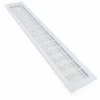 Вентиляційна решітка GTV 480х80 мм біла