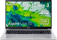 Ноутбук Acer Aspire Lite AL15-33P-36Y4 (NX.DDPEU.001) Light Silver / 15.6" IPS Full HD / Intel Core 3 N355 / RAM 16 ГБ / SSD 512 ГБ