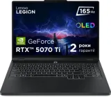 Ноутбук Lenovo Legion Pro 5 16IAX10H (83LU003VRA) Eclipse Black / 16" OLED WQXGA 165 Гц / Intel Core Ultra 9 275HX / RAM 32 ГБ / SSD 2 ТБ / nVidia TX 5070 Ti, 12 ГБ (TDP 140 Вт)