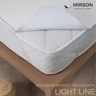 Наматрацник MirSon Light №214 трикотажний AQUA-stop водонепроникний на гумці по кутках 80х190 см (2200000691200)