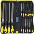 Набір напилків для металу й дерева 18 шт у тканинному футлярі Vorfal V04312