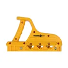 Рубанок кромковий Vorel по гіпсокартонових плитах з кутами обробки 45 ° і 60 ° ABS пластиковий корпус (25977)