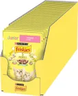Упаковка вологого корму для кошенят Purina Friskies Junior, шматочки в підливі з куркою, 26 шт. по 85 г (7613036962308)