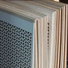 Панель (решітка) декоративна перфорована decorpaneli Ефес, колір білий, 680 мм х 1390 мм