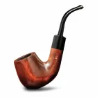 Люлька для паління тютюну дерев'яна KAF226 в стилі Шерлок Холмс мундштук під фільтр 9 мм