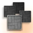 Форми 400х400 для тротуарної плитки Паркет 4шт, Верес-2007