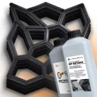 Форми Садової доріжки 4шт 600х600х50 Камінці, мастило LC1 для форм і пластифікатор До Бетону 1л в подарунок, Верес-2007