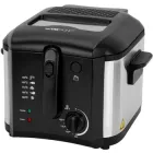 Фритюрниця CLATRONIC FR 3649, чорна нержавіюча сталь