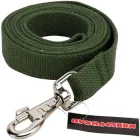 Повідець брезентовий Пушистик 35 мм х 5 м Зелений (4820216671308)