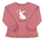 Дитяча футболка з довгими рукавами для дівчинки Бембі FT19 -L00 116 см Червона (47019721141.L00)